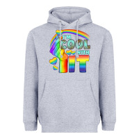 Heather Grey Lgbtq İ'm Cool With İt Heavyweight Hoodie - BundleAndBundleShop