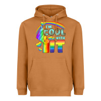 Meerkat Lgbtq İ'm Cool With İt Heavyweight Hoodie - BundleAndBundleShop