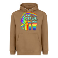 Toasted Coconut Lgbtq İ'm Cool With İt Heavyweight Hoodie - BundleAndBundleShop