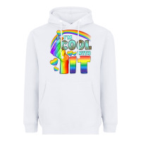 White Lgbtq İ'm Cool With İt Heavyweight Hoodie - BundleAndBundleShop
