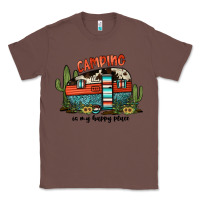 Chestnut camping is my happy place Classic Tee - JahusDesignShop