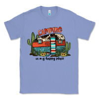 Colony Blue camping is my happy place Classic Tee - JahusDesignShop