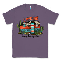 Lavender camping is my happy place Classic Tee - JahusDesignShop