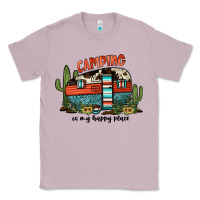 Lilac camping is my happy place Classic Tee - JahusDesignShop