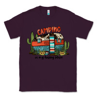 Plum camping is my happy place Classic Tee - JahusDesignShop