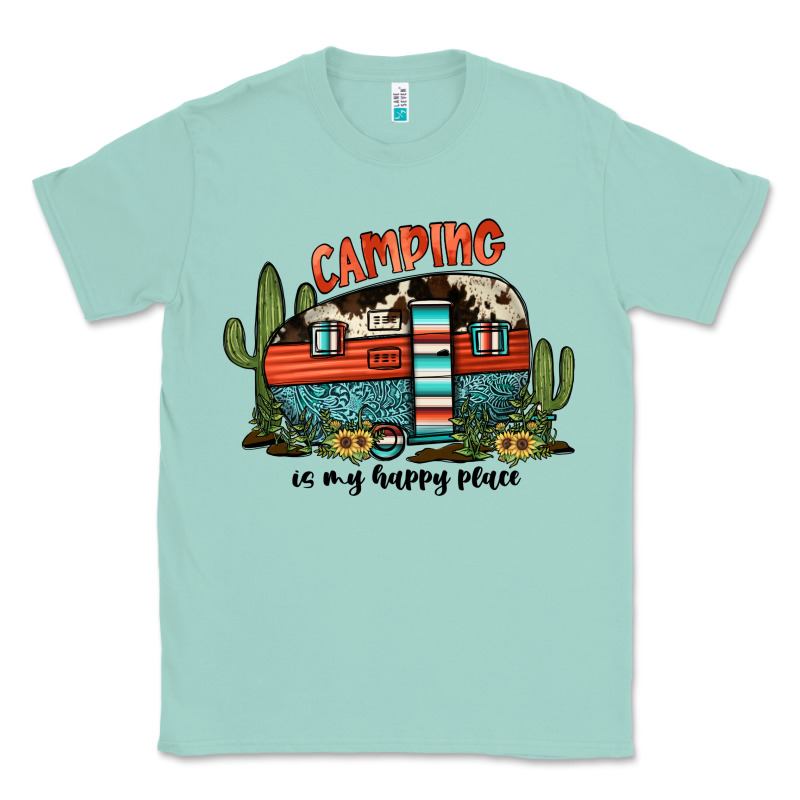 Camping Is My Happy Place Classic Tee by JahusDesignShop | Teevron