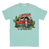 Seafoam camping is my happy place Classic Tee - JahusDesignShop