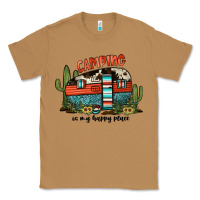 Toasted Coconut camping is my happy place Classic Tee - JahusDesignShop