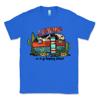 True Royal camping is my happy place Classic Tee - JahusDesignShop