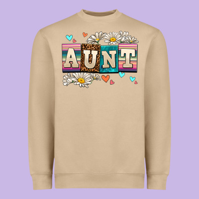 Daisy Aunt Heavyweight Sweatshirt Designed By Adodesignshop