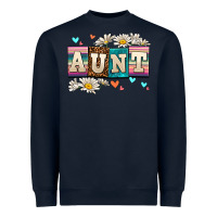 Navy daisy aunt Heavyweight Sweatshirt - AdoDesignShop