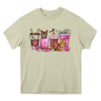 Mossy cat coffee cups Heavy Core Tee - texasbilliewilder