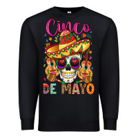 Black cinco de mayo Premium Sweatshirt - LillyAllenDesigns