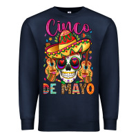 Navy cinco de mayo Premium Sweatshirt - LillyAllenDesigns