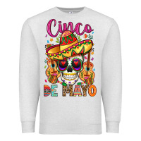 Oatmeal Heather cinco de mayo Premium Sweatshirt - LillyAllenDesigns
