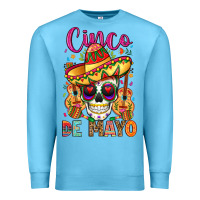 Ocean Blue cinco de mayo Premium Sweatshirt - LillyAllenDesigns