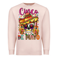 Pale Pink cinco de mayo Premium Sweatshirt - LillyAllenDesigns