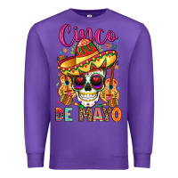 Purple cinco de mayo Premium Sweatshirt - LillyAllenDesigns