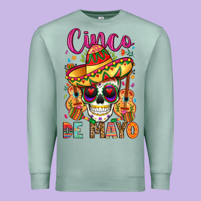 Cinco De Mayo Premium Sweatshirt Designed By Lillyallendesigns