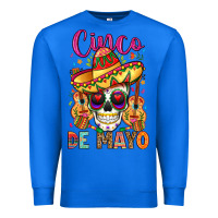 True Royal cinco de mayo Premium Sweatshirt - LillyAllenDesigns