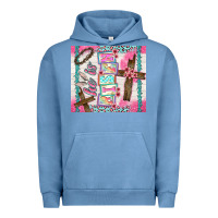 Pigment Pebble Blue he is risen Urban Hoodie - TumblerDesignByShophia