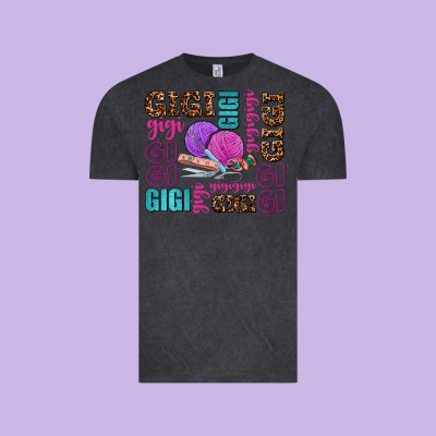 Gigi Gigi With Knitting Vintage Tee Designed By Adodesignshop