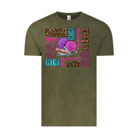 Vintage Olive gigi gigi with knitting Vintage Tee - AdoDesignShop