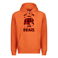 Carrot Just A Girl Who Loves Bears Premium Hoodie - Bettercallsaul