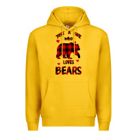Lemon Just A Girl Who Loves Bears Premium Hoodie - Bettercallsaul