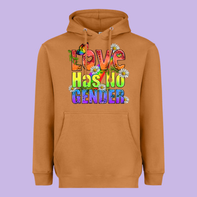 Love Has No Gender Pride Lgbtq Heavyweight Hoodie Designed By Bundleandbundleshop