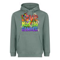 Sage Love Has No Gender Pride Lgbtq Heavyweight Hoodie - BundleAndBundleShop