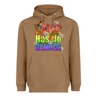 Toasted Coconut Love Has No Gender Pride Lgbtq Heavyweight Hoodie - BundleAndBundleShop
