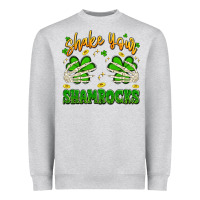 Heather Grey shake your shamrocks Heavyweight Sweatshirt - Artiststas