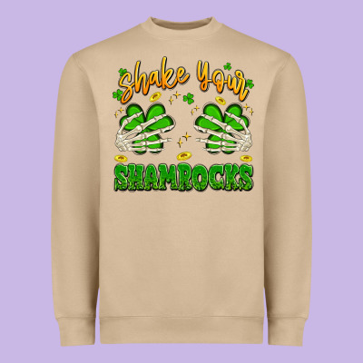 Shake Your Shamrocks Heavyweight Sweatshirt Designed By Artiststas