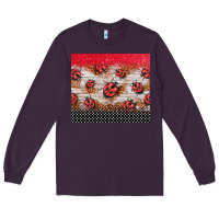 Plum ladybug tumbler Long Sleeve Tee - BarkalooDesign