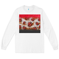 White ladybug tumbler Long Sleeve Tee - BarkalooDesign