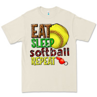 Bone eat sleep softball repeat Premium Tee - texasbilliewilder