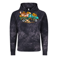 Cloud Black western farm truck farm animals Vintage Hoodie - FaDigitalArtStudio