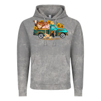 Cloud Rock western farm truck farm animals Vintage Hoodie - FaDigitalArtStudio