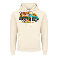 Vintage Artic western farm truck farm animals Vintage Hoodie - FaDigitalArtStudio