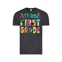 Vintage Black team first grade Vintage Tee - JahusDesignShop