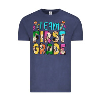 Vintage Denim team first grade Vintage Tee - JahusDesignShop