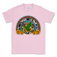 Bubblegum Pink cactus sunflower horseshoe rainbow Classic Tee - Artiststas