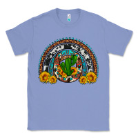 Colony Blue cactus sunflower horseshoe rainbow Classic Tee - Artiststas
