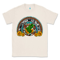 Natural cactus sunflower horseshoe rainbow Classic Tee - Artiststas