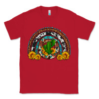 Red cactus sunflower horseshoe rainbow Classic Tee - Artiststas