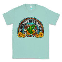 Seafoam cactus sunflower horseshoe rainbow Classic Tee - Artiststas