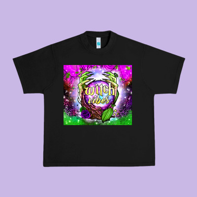 Witch Vibes Crystal Ball Tumbler Urban Heavy Tee Designed By Bundleandbundleshop