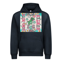 Navy dino mite egg hunter Urban Hoodie - TumblerDesignByShophia