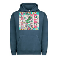 Pigment Midnight Navy dino mite egg hunter Urban Hoodie - TumblerDesignByShophia